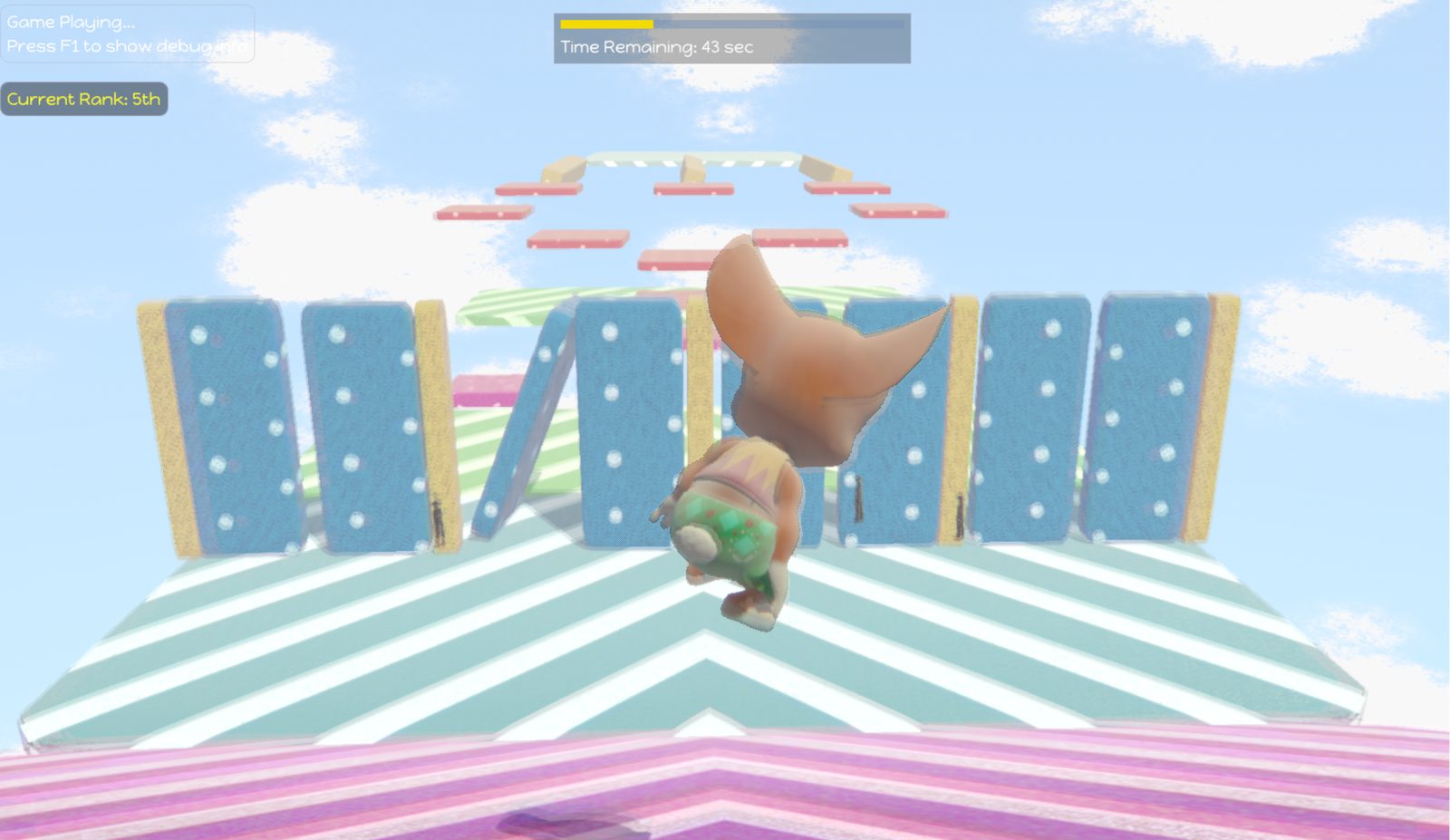 Post-processing effects in Crazy Dash