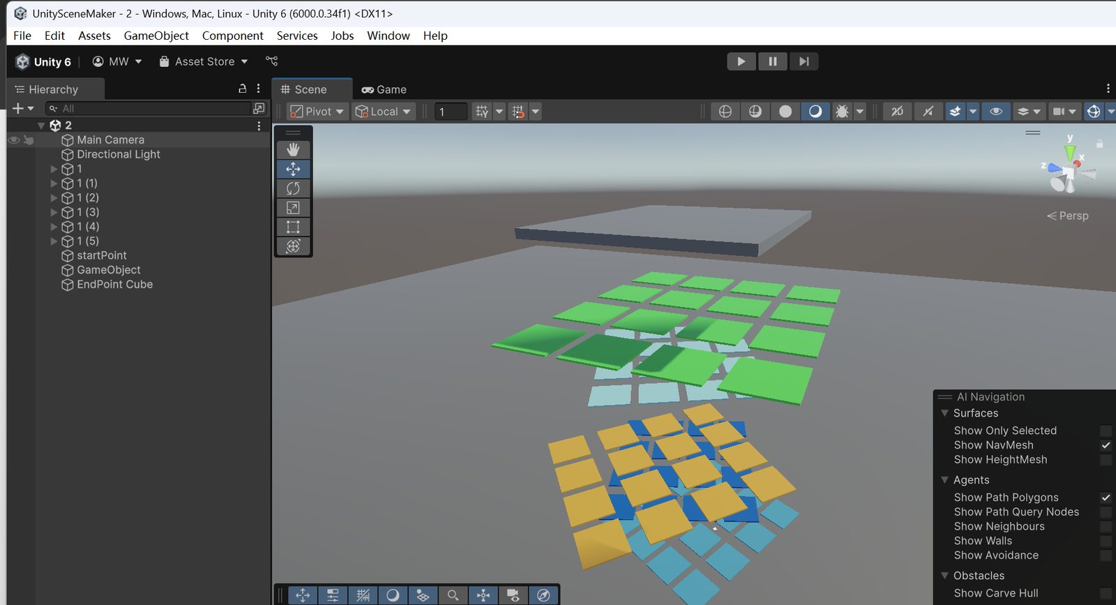 Unity scene-authoring tool