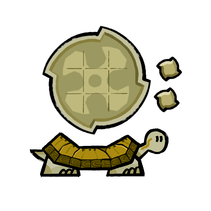 Nine-square grid on the turtle shell